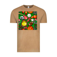 Vintage Camel physical education class seamless pattern Vintage Tee - BundleAndBundleShop