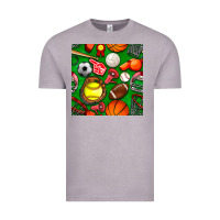 Vintage Zinc physical education class seamless pattern Vintage Tee - BundleAndBundleShop