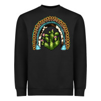 Black cactus rainbow Heavyweight Sweatshirt - JahusDesignShop