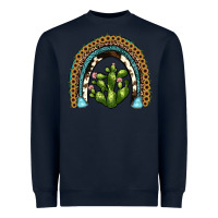 Navy cactus rainbow Heavyweight Sweatshirt - JahusDesignShop