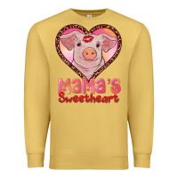 Antique Gold mamas sweetheart baby pig Premium Sweatshirt - RanaPortraitStore