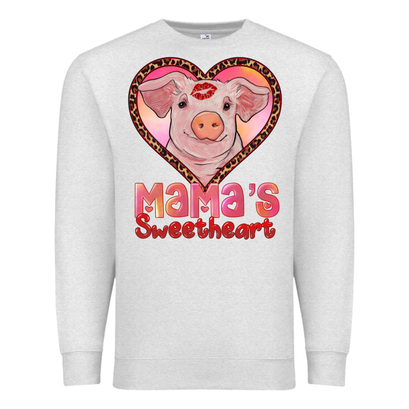 Mamas Sweetheart Baby Pig Premium Sweatshirt by RanaPortraitStore | Teevron