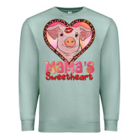 Seafoam mamas sweetheart baby pig Premium Sweatshirt - RanaPortraitStore