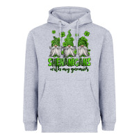 Heather Grey shenanigans with my gnomies st patricks day gnomes Heavyweight Hoodie - Jasminsmagicworld