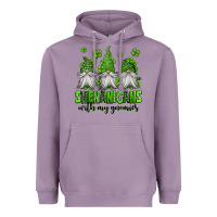 Lavender shenanigans with my gnomies st patricks day gnomes Heavyweight Hoodie - Jasminsmagicworld