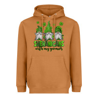 Meerkat shenanigans with my gnomies st patricks day gnomes Heavyweight Hoodie - Jasminsmagicworld