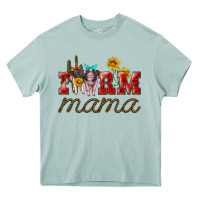 Arona farm mama with pigs Heavy Core Tee - Artiststas