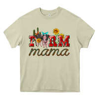 Mossy farm mama with pigs Heavy Core Tee - Artiststas