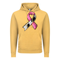 Breast Cancer Sport Ribbons Vintage Hoodie | Teevron