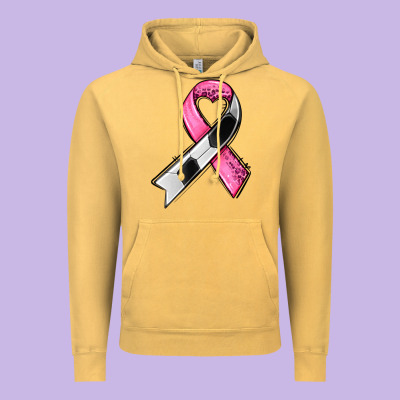 Breast Cancer Sport Ribbons Vintage Hoodie Designed By Adodesignshop