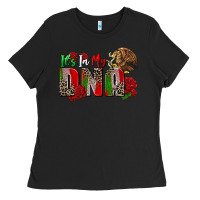 Black it's in my own dna Ladies Tee - Zillion Design Studio