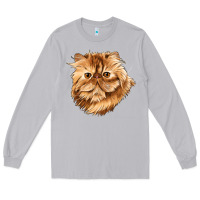 Moon Dust Persian Cat Face Long Sleeve Tee - LillyAllenDesigns