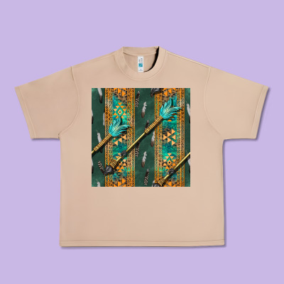 Aztec And Arrow Urban Heavy Tee Designed By Bundleandbundleshop