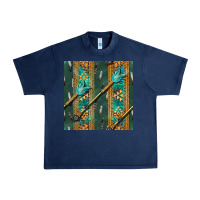 Navy aztec and arrow Urban Heavy Tee - BundleAndBundleShop