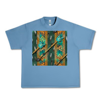 Pebble Blue aztec and arrow Urban Heavy Tee - BundleAndBundleShop