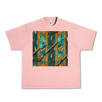 Salmon aztec and arrow Urban Heavy Tee - BundleAndBundleShop