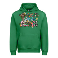 Emerald Saved by his grace Easter Day Urban Hoodie - HowdyJamesFarm