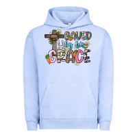 Pigment Grape Ice Saved by his grace Easter Day Urban Hoodie - HowdyJamesFarm