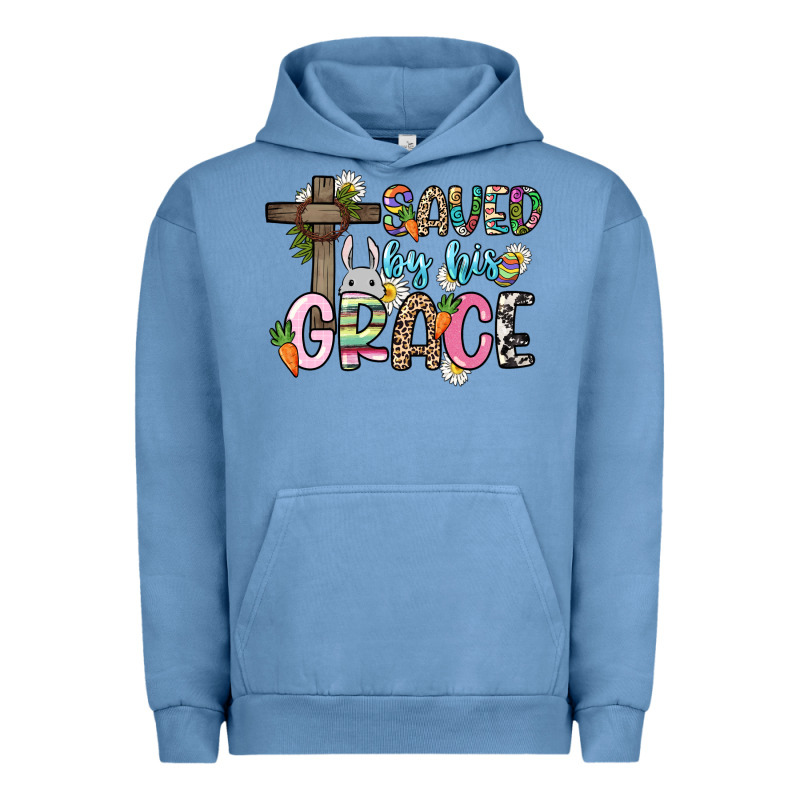 Saved By His Grace Easter Day Urban Hoodie by HowdyJamesFarm | Teevron
