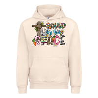 Sandshell Saved by his grace Easter Day Urban Hoodie - HowdyJamesFarm