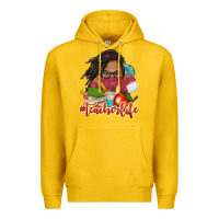 Lemon afro woman teacher life Premium Hoodie - NancyCooperArtShop