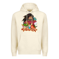 Sandshell afro woman teacher life Premium Hoodie - NancyCooperArtShop