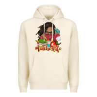 Tofu afro woman teacher life Premium Hoodie - NancyCooperArtShop