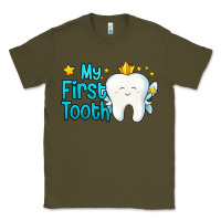 Army Green my first tooth tooth fairy Classic Tee - Jasminsmagicworld
