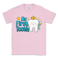 Bubblegum Pink my first tooth tooth fairy Classic Tee - Jasminsmagicworld