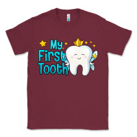 Burgundy my first tooth tooth fairy Classic Tee - Jasminsmagicworld