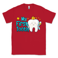 Red my first tooth tooth fairy Classic Tee - Jasminsmagicworld
