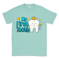 Seafoam my first tooth tooth fairy Classic Tee - Jasminsmagicworld