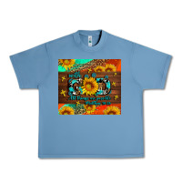 Pebble Blue with god all things are possible Urban Heavy Tee - AdoDesignShop