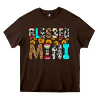 Chocolate Brown blessed mini Heavy Core Tee - Zillion Design Studio