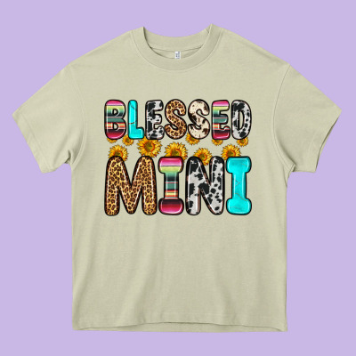Blessed Mini Heavy Core Tee Designed By Zillion Design Studio