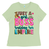 Matcha just a girl boss building her empire Ladies Tee - texasbilliewilder