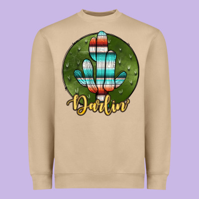 Darlin' Heavyweight Sweatshirt Designed By Jahusdesignshop