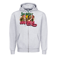 Heather Grey long live cowgirls Zipper Hoodie - NancyCooperArtShop