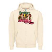 Sandshell long live cowgirls Zipper Hoodie - NancyCooperArtShop