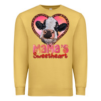 Antique Gold mamas sweetheart baby cow Premium Sweatshirt - RanaPortraitStore