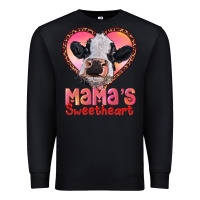 Black mamas sweetheart baby cow Premium Sweatshirt - RanaPortraitStore