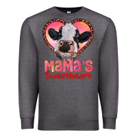 Charcoal Heather mamas sweetheart baby cow Premium Sweatshirt - RanaPortraitStore