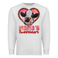 Oatmeal Heather mamas sweetheart baby cow Premium Sweatshirt - RanaPortraitStore