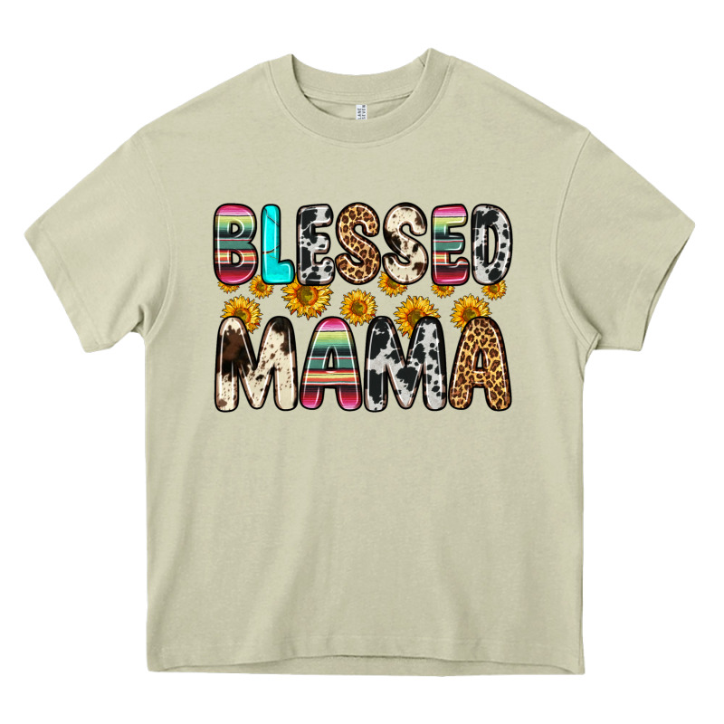 Blessed Mama Heavy Core Tee by Zillion Design Studio | Teevron