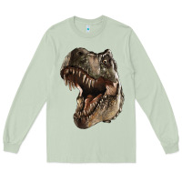 Matcha Tyrannosaurus T Rex Face Long Sleeve Tee - LillyAllenDesigns