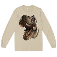 Mushroom Tyrannosaurus T Rex Face Long Sleeve Tee - LillyAllenDesigns