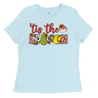 Baby Blue tis the season softball little debbie tree cakes Ladies Tee - JahusDesignShop