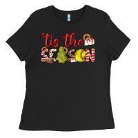 Black tis the season softball little debbie tree cakes Ladies Tee - JahusDesignShop