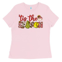 Bubblegum Pink tis the season softball little debbie tree cakes Ladies Tee - JahusDesignShop