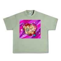 Oil Green valentines day playing cards and pearl watercolor Urban Heavy Tee - AdoDesignShop